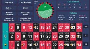 Ruletteki kombinasyonları analiz etme programı